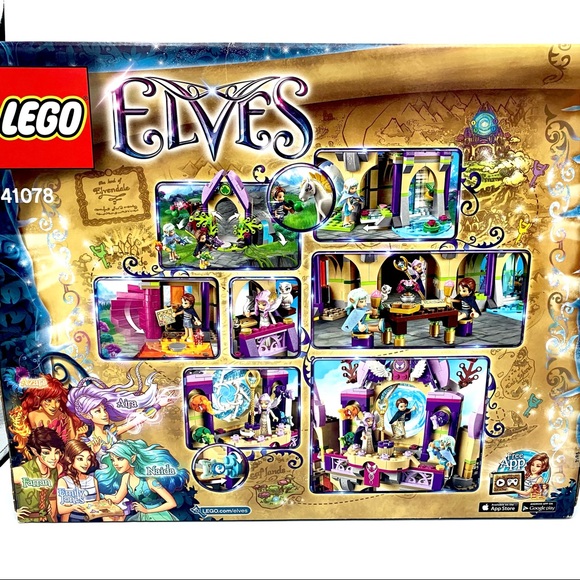 New in Box Lego Elves Skyra’s Mysterious Sky Castle Set 41078 808 PCS - Picture 5 of 5
